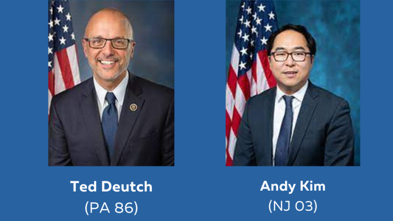 Photo of Ted Deutch and Andy Kim
