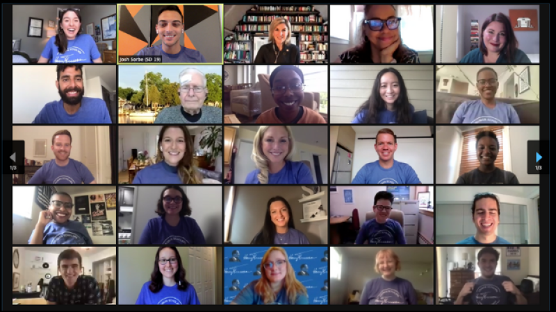 Scholars convening on Zoom for TSLW